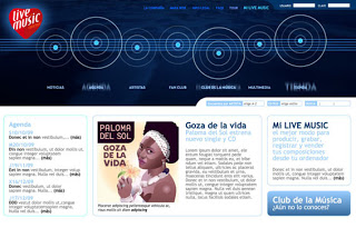 Live Music Concept :: plataforma de servicios musicales