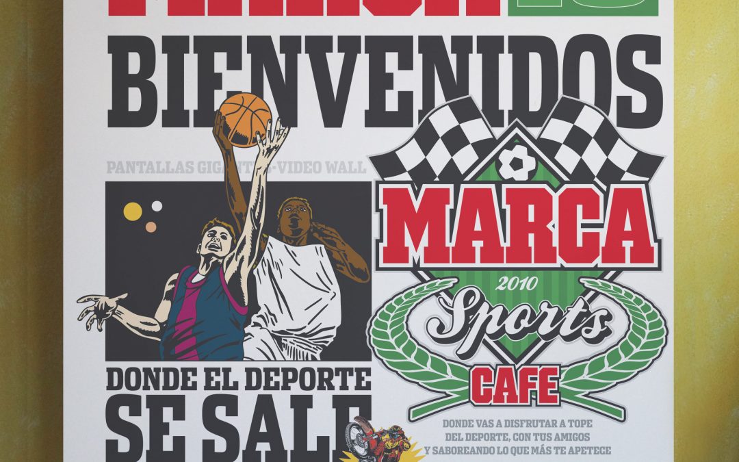 MARCA Sports Café :: videowall de presentación