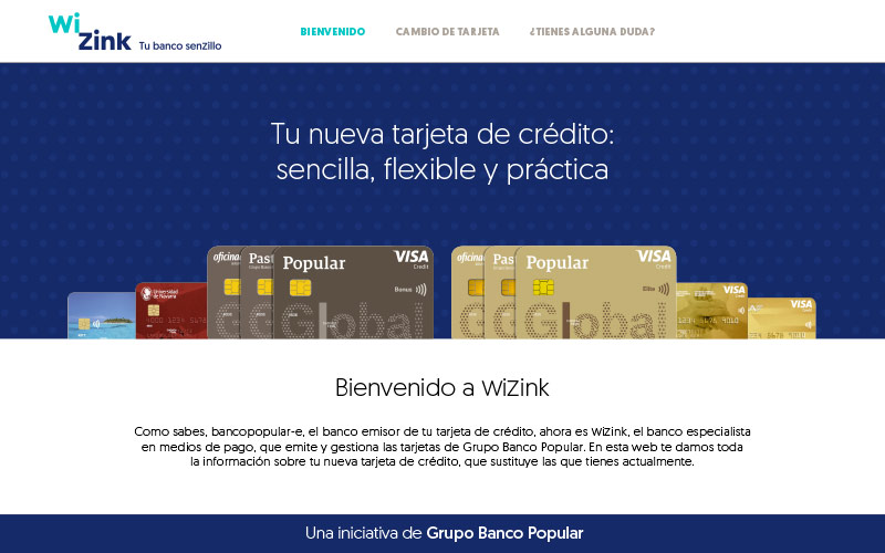 WiZink Bank :: Campaña Banking recarding y post recarding