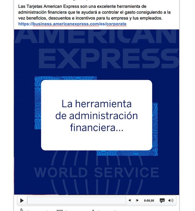 American Express Corporate :: animaciones para RRSS