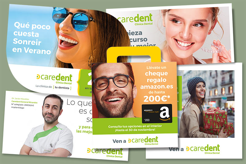 Caredent :: folletos promocionales de temporada