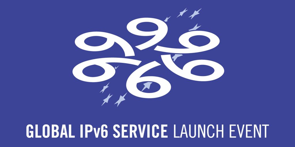Logo monocolor de symp para Global IPv6 Service Launch Event