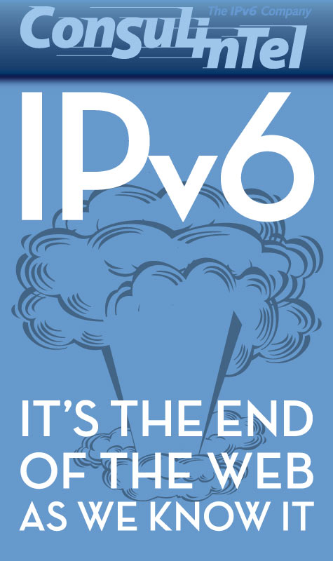Anuncio para Facebook de symp para The IPv6 Company: IPv6 The New Internet