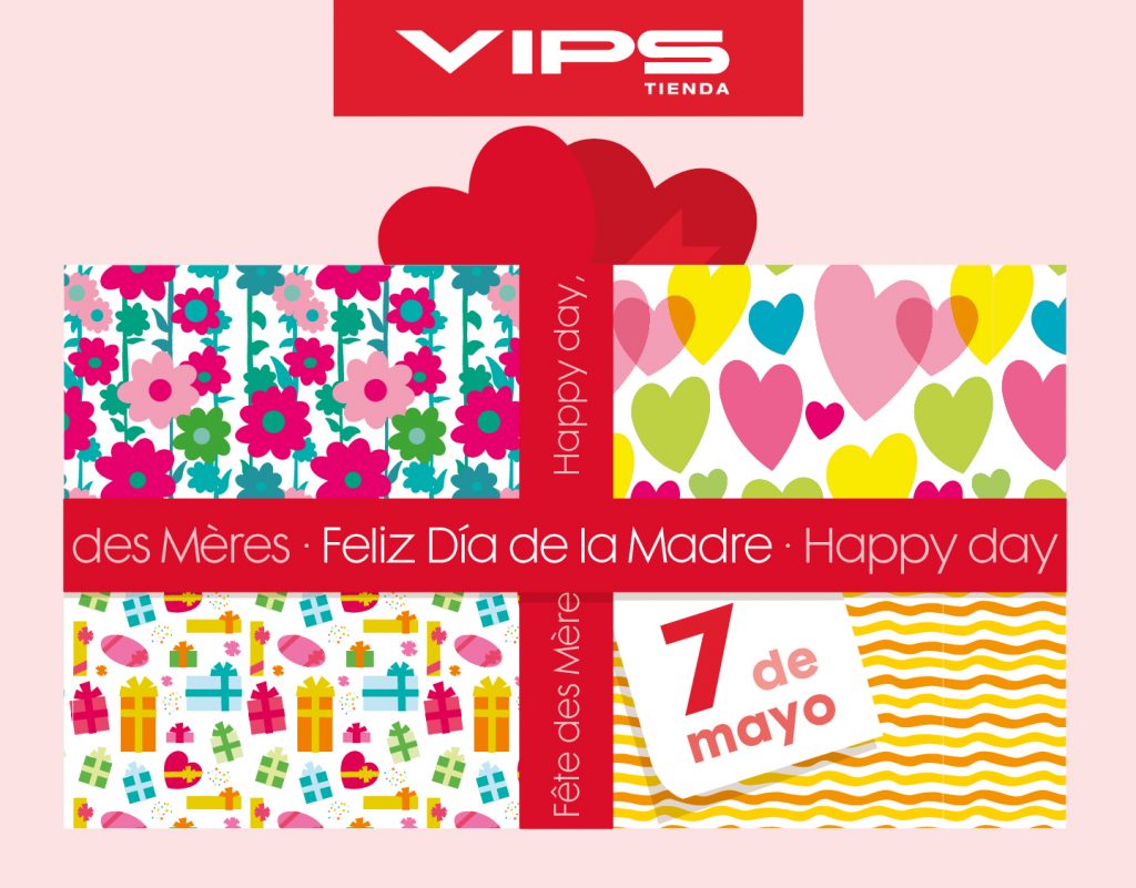 symp: banner promocional Día de la Madre para VIPS Tienda
