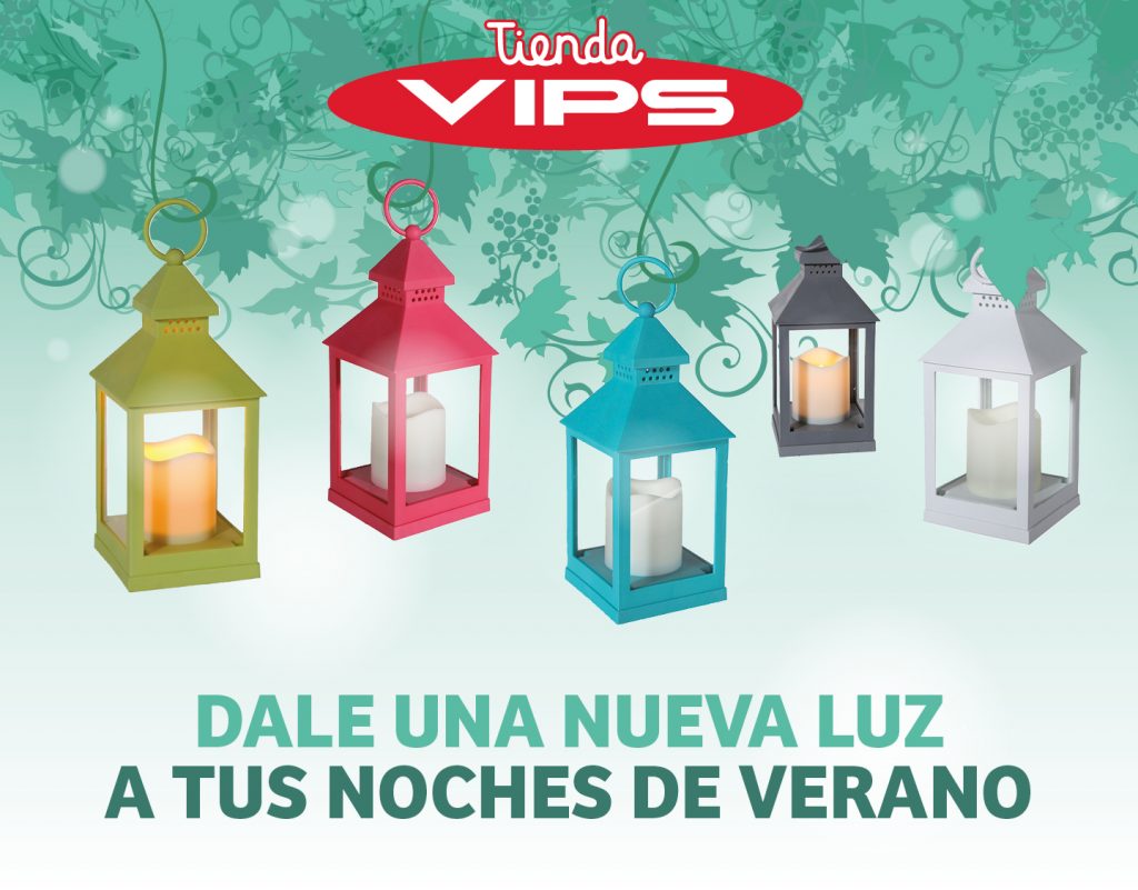 symp: banner promocional farolillos ledpara VIPS Tienda