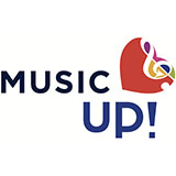 symp identidad corporativa de Music Up, marca de ambientación musical Logotipo de symp para Live Music Concept