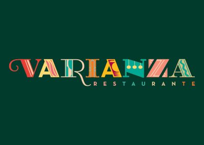 Logotipo de symp para restaurante Varianza