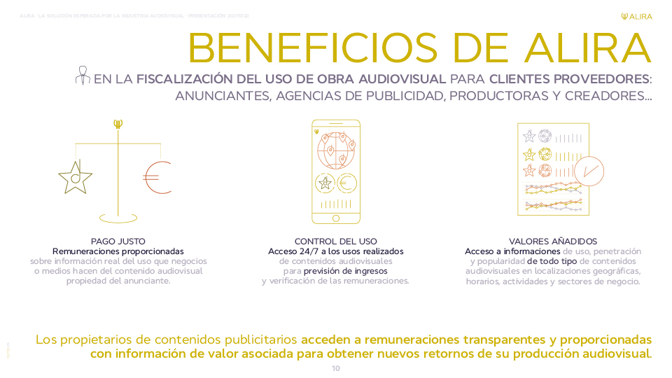 ALIRA. Presentación de Propuesta de Valor en PowerPoint y PDF