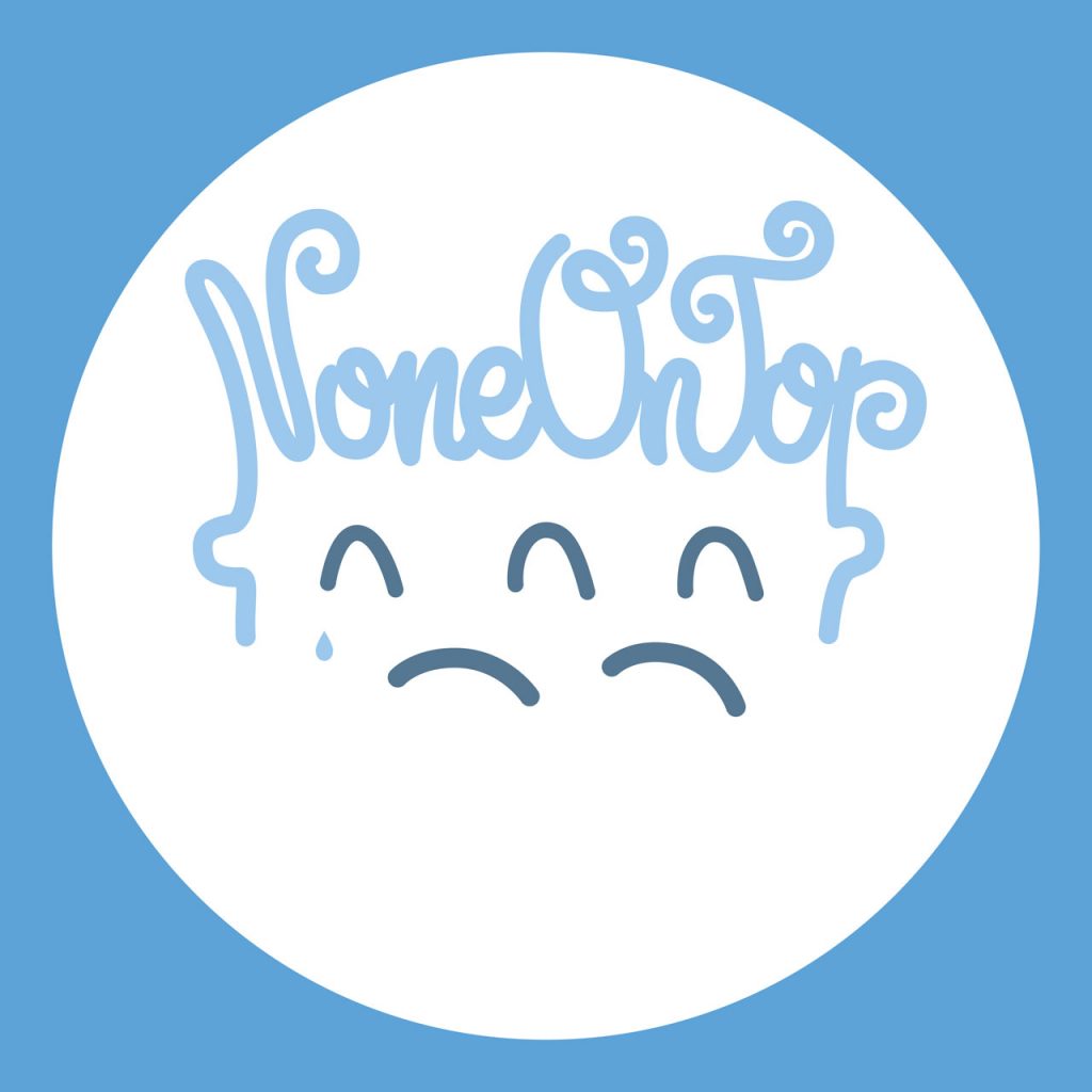 Diseño de symp para None On Top. Logotipo cierre actividad