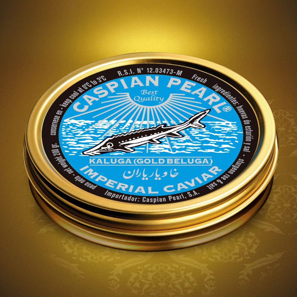 Caspian Pearl. Posts en Instagram para La Marca del Caviar. Caviar Kaluga