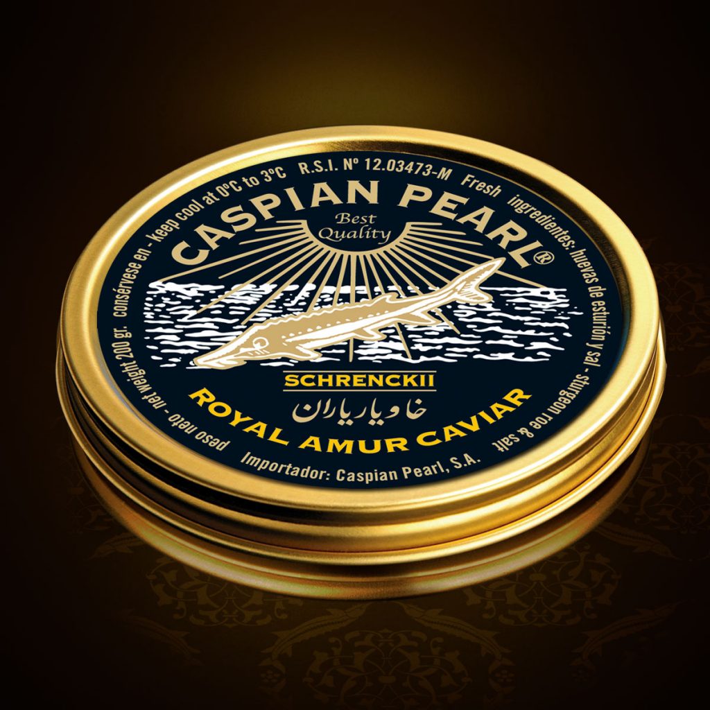 Caspian Pearl. Posts en Instagram para La Marca del Caviar. Caviar Schrenckii Royal Amur.