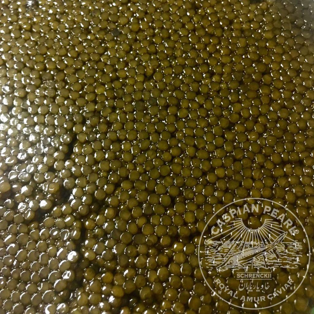 Caspian Pearl. Posts en Instagram para La Marca del Caviar. Huevas de Caviar Schrenckii Royal Amur.
