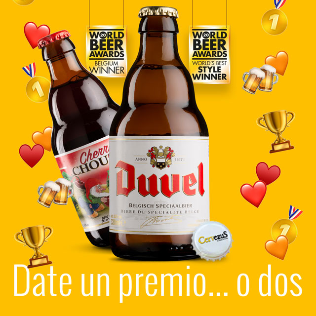 CervezuS. Blog posts: Duvel y Cherry Chouffe, premiadas en los World Beer Awards de 2020