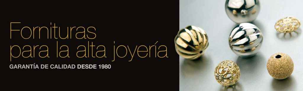 Fornituras de Joyería. Catálogo web: Banner display Fornituras para la Alta Joyería