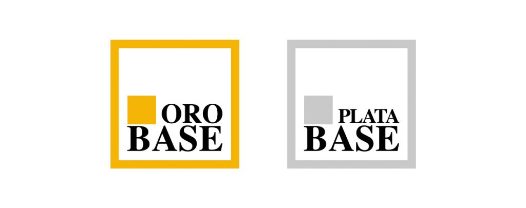 Fornituras de Joyería. Catálogo web: rediseño logotipos Oro Base y Plata Base