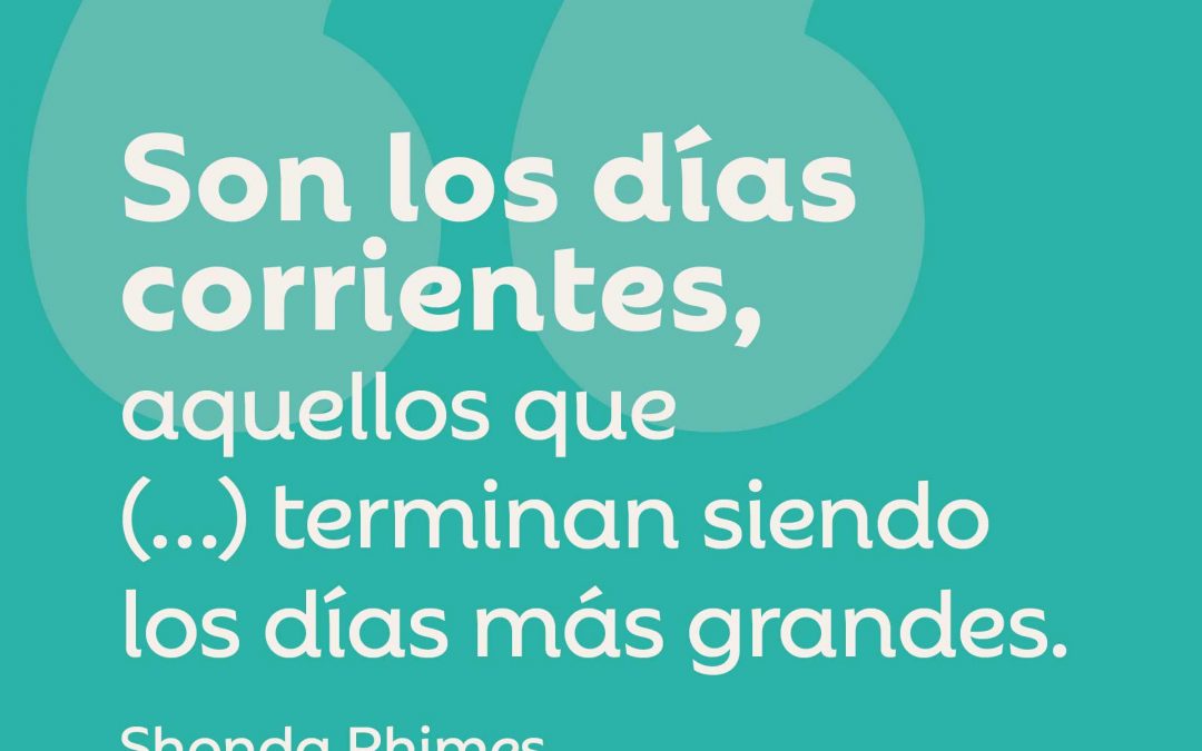 ¿Otro día normal?