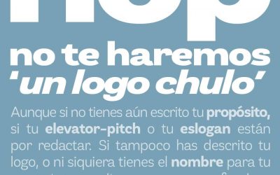 No te haremos ’un logo chulo’