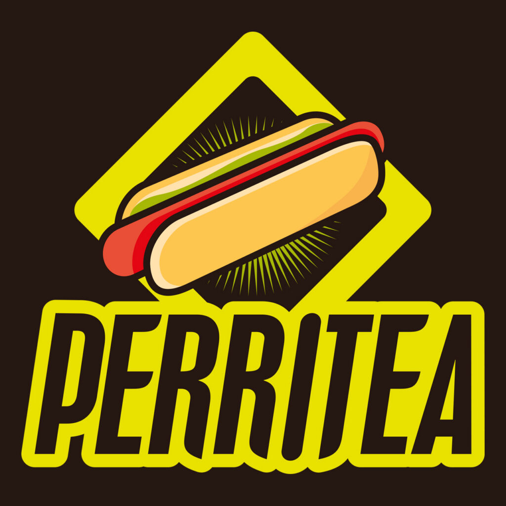 Perritea. Creatividad para marca de perritos calientes en Westfield Parquesur. Naming y branding: Paco Marín, symp.