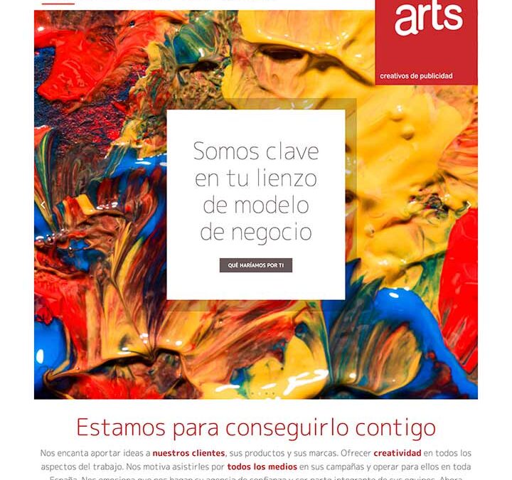 Arts Creativos. Creación y diseño web
