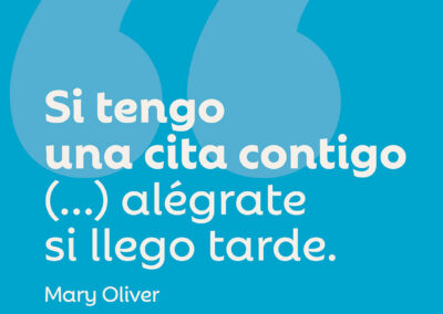 Tarde… y sin prisas
